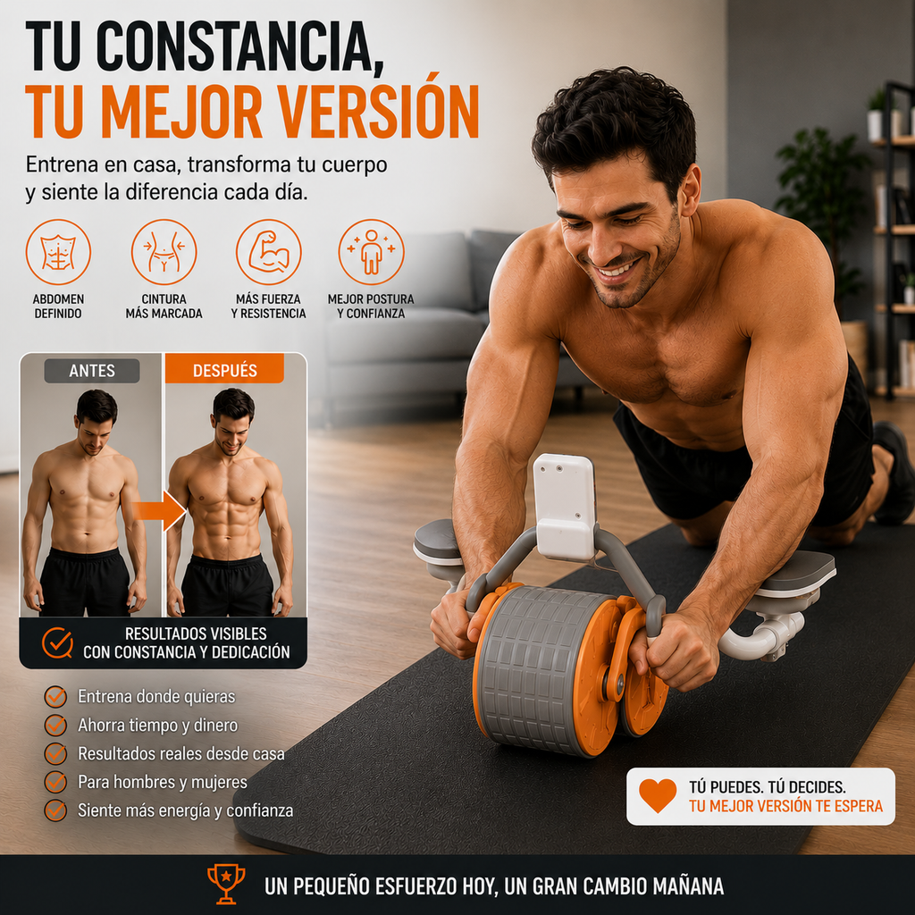 Rueda Abdominal Rodillo De Ejercicio