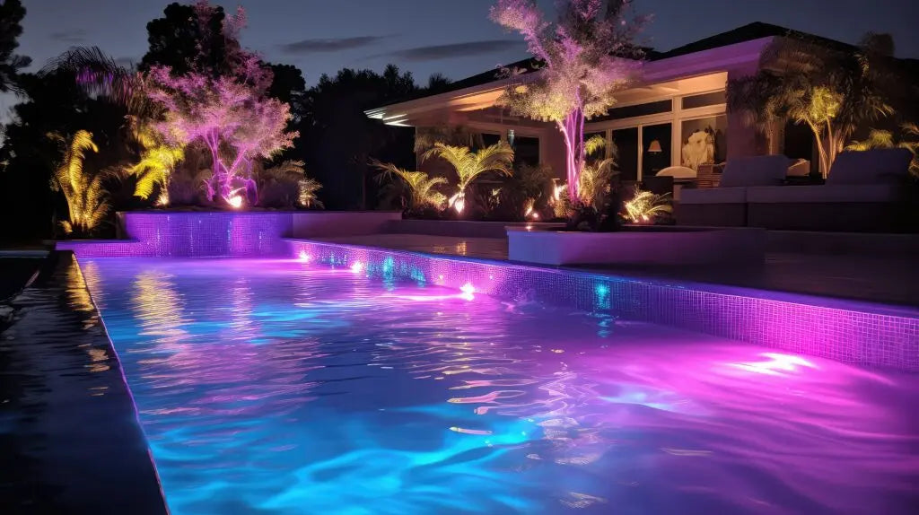 Kit de iluminación RGB para piscinas - Inalámbrico con control remoto