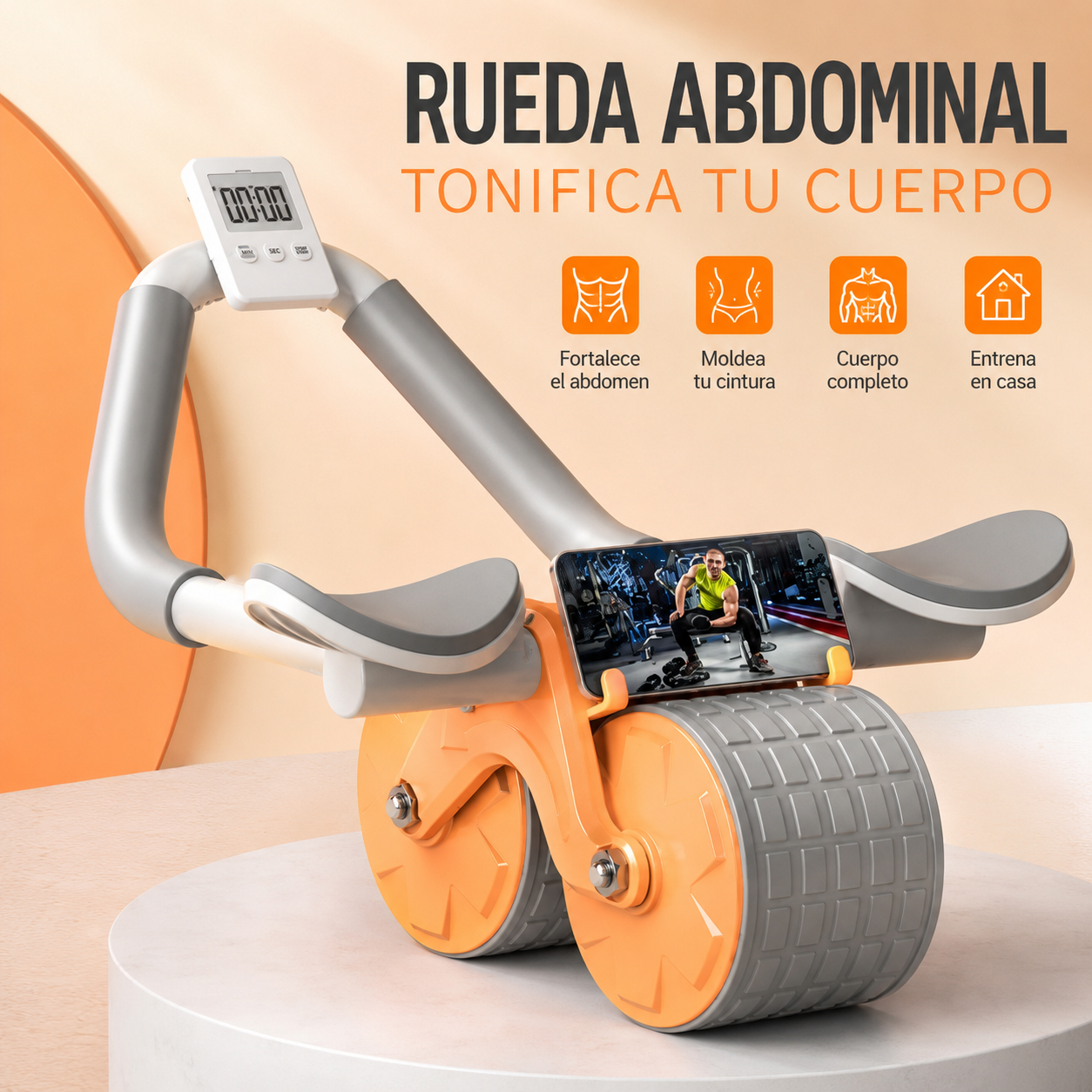 Rueda Abdominal Rodillo De Ejercicio